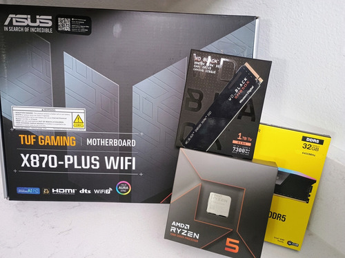 Amd Ryzen 5 7600x 4.7 Ghz 6-core Am5/ddr5 6400mhz