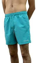 Comprar Short De Baño Calvin Klein Piping Volley Caballero Original