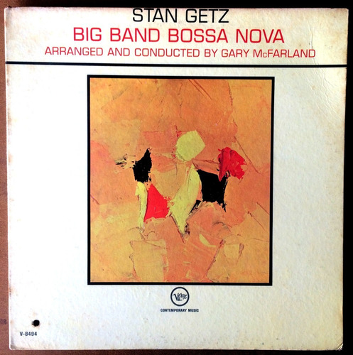 Stan Getz Vinilo Big Band Bossa Nova Disco Lp 1962