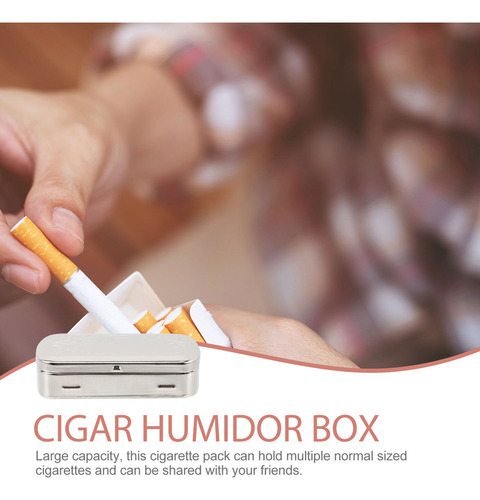 Caja De Humidificador De Acero Inoxidable Estuche De Embalaj