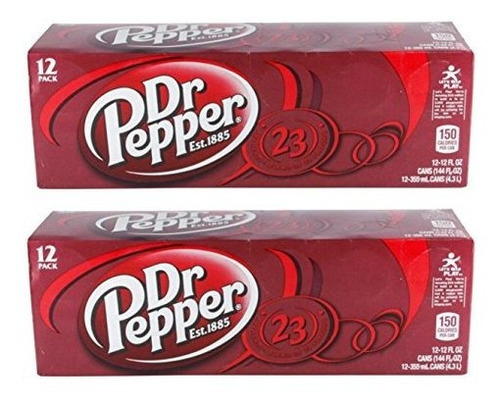 Dr Pepper Soda, 12 Onzas (24 Latas)