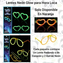 Comprar Lentes Anteojos Neón Glow Hora Loca \u002F Lentes Para Fiestas 