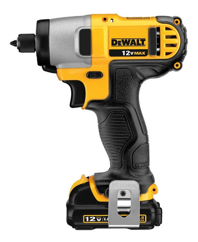 Atornillador de impacto inalámbrico DeWalt DCF815S2 12V amarillo