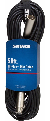 Cable Shure C50j Para Microfonos Largo 15 Metros Xlr-xlr