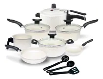 Comprar Jogo De Panelas Antiaderente 10 Un Teflon Panela De Pressão
