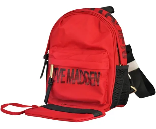 Mochila steve madden roja new arrivals