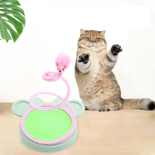 New,, Durable Pet Cat Spring Toy Scratch Kitty Play Games