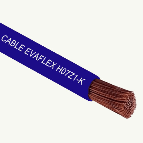 Cable Eva Flex 4mm (libre De Halógeno) 10 Mts -certificado