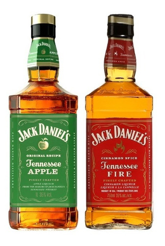 Whiskey Jack Daniel's Apple Tennessee + Tennessee Fire 1l Cd