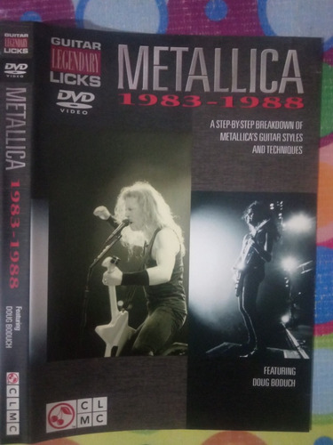 Dvd Metallica 1983-1988
