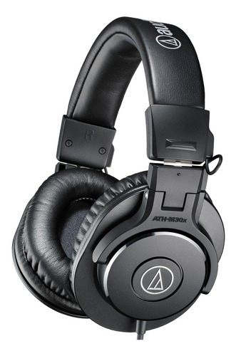 Audio Technica Ath M30x Auriculares Estudio Profesionales Dj Color Negro