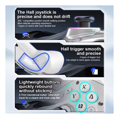 Joystick Para Mando De Juegos Inalámbrico Switchpc Y Android