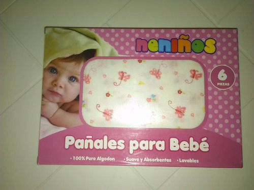 Pañal De Tela Neniños Estampados De Algodón Bebe (1 Pañal)