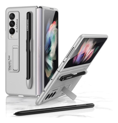 Funda Para Samsung Galaxy Z Fold 3 Con Bolsillo S-pen, N6278