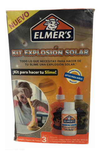 Kit Elmer´s Explosion Solar 2pegamentos Glitter 1 Activador