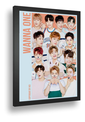 Quadro Decorativ Poster Wanna One Kprofiles Kpop Cantores A3