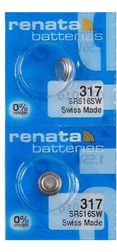 Renata 317 - Bateria Para Reloj  2 Unidades 