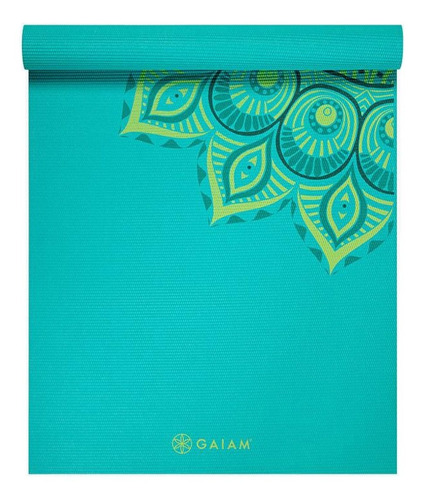 Tapete Yoga Gaiam Premium Pvc Mat Colchoneta 5mm Usa