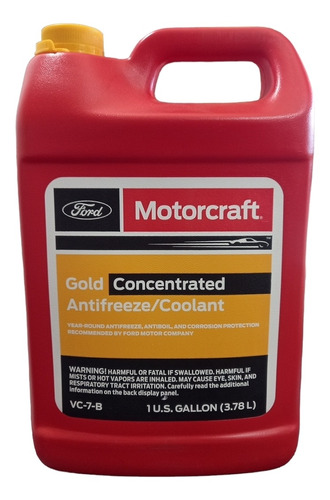 Refrigerante Motorcraft Concentrado Amarillo Original 