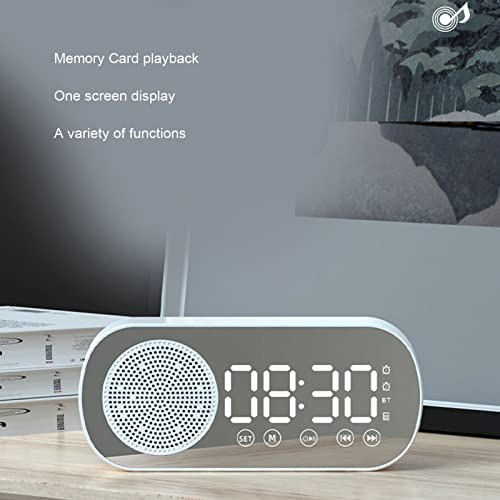 Reloj Despertador Bluetooth Pusokei: Dual Alarm & Fm Radio