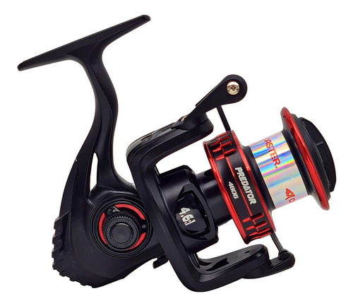 Imagen 3 de 5 de Reel frontal Caster Predator 5806 derecho/izquierdo color negro