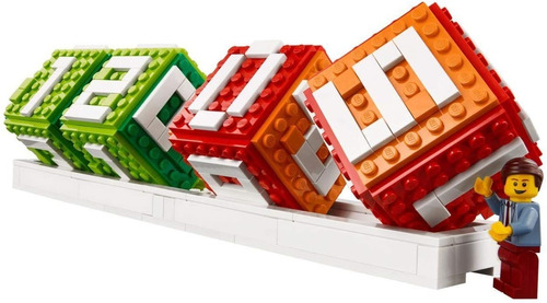 Lego-icónico ladrillo calendario 40172 Libro Manual De Instrucciones Solamente