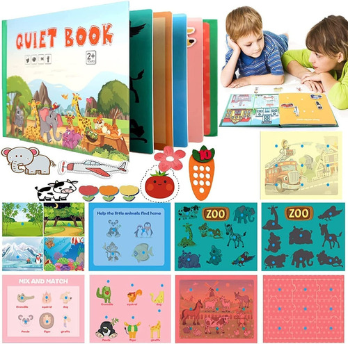 Libro Ocupado Magnético Montessori Preescolar