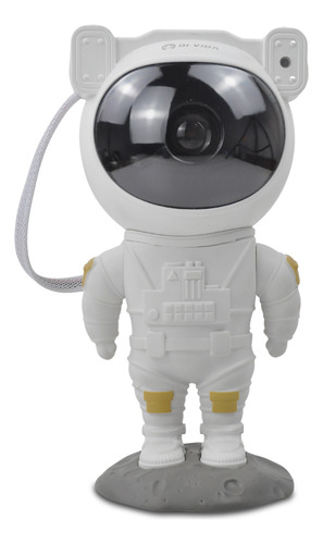 Luminaria Projetor Infantil Astronauta Abajur Led Giratoria