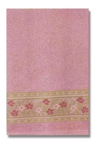 Toalha de Banho Bella Nina 300 g/m Rosa - LojasCertel