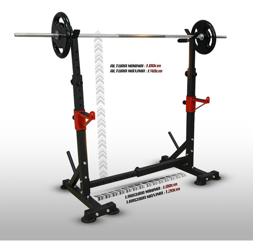 Banco Suporte Supino E Kit Halteres Kettlebell Dumbell Consport Preto