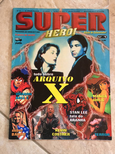 Revista Super Herói Arquivo X Pamela Anderson Stan Lee F288