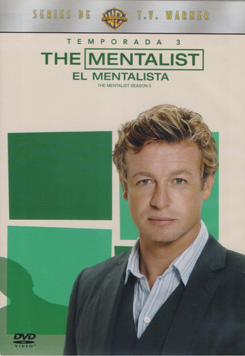 El Mentalista The Mentalist Tercera Temporada 3 Tres Dvd