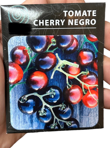 Semillas Tomate Cherry Negro - Kit Siembra Inc - Envíos