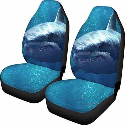 Dellukee Car Seat Cover Shark Print Colorful Wk3fk