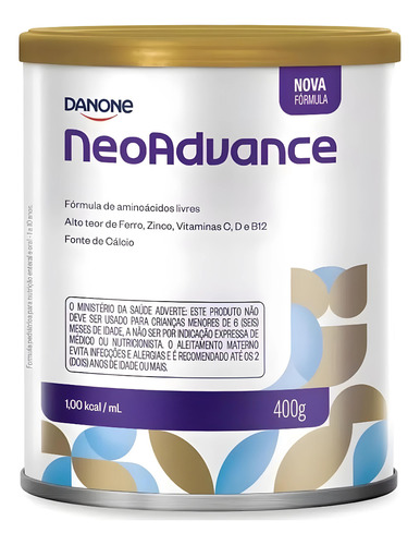 Neoadvance Fórmula Infantil Em Pó 400g Kit 15 Latas Sabor N