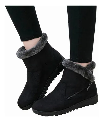 comprar Zapatos Largos De Felpa De Invierno Y Botas Cálidas.
