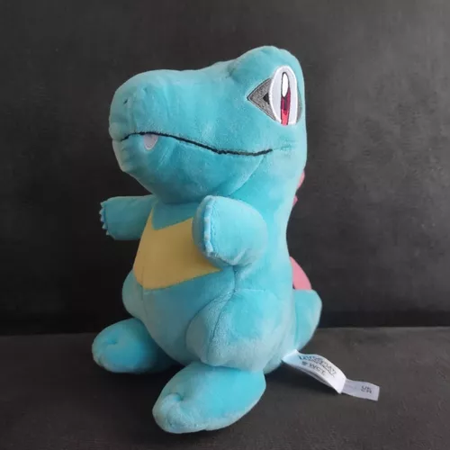 Pelúcia Pokemon Totodile Importada Crocodilo Tipo Água 19 Cm em