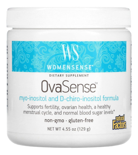 Natural Factors Womensense, Ovasense, 4,55 Oz 129 G