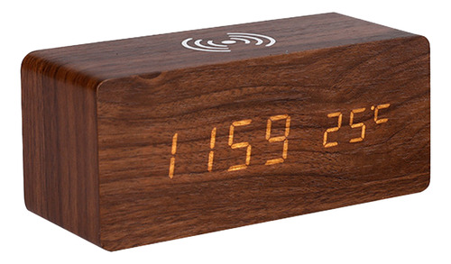 Pantalla De Reloj Para Visualización De Hora De Madera, Relo