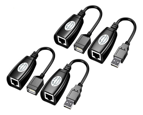 Snllmzi - Extensor Usb Rj45 Sobre Cat5/cat5e/cat6/cat7/cat8