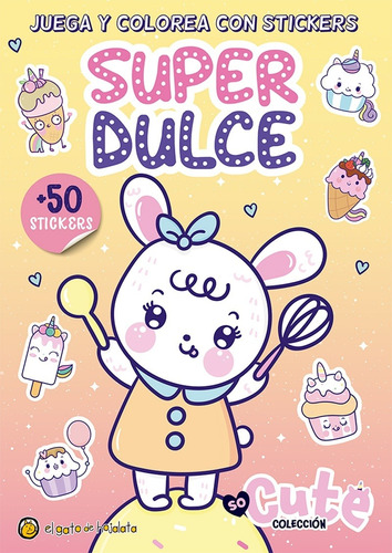 Libro Para Colorear Kawaii Super Dulce Con Stickers