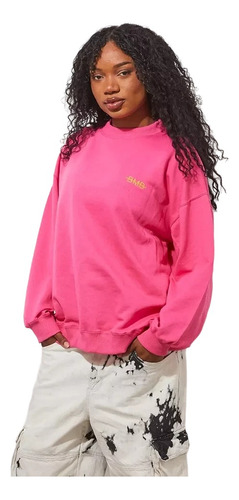 Buzo Over Bomba Oversize Bordado Mujer Colores