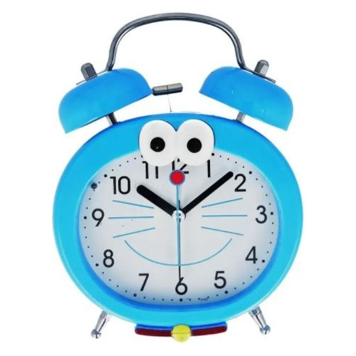 Reloj Despertador Campana  De Gato Para Niño Alarma Con Luz