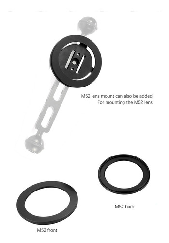 Adaptador De Lente M67/m52 Montura Para Lentes Soporte M67