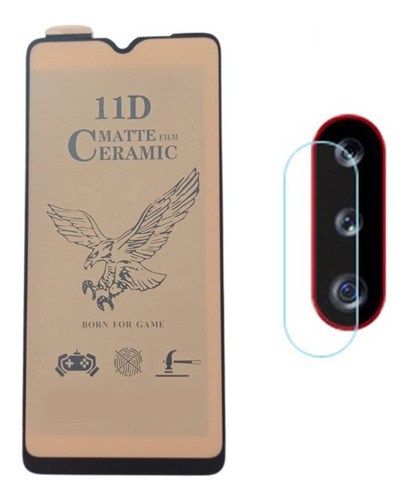 Protector Ceramica Mate + Cam  P/ Samsung Galaxy A20s