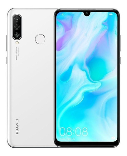 Huawei P30 Lite Dual SIM 128 GB pearl white 6 GB RAM
