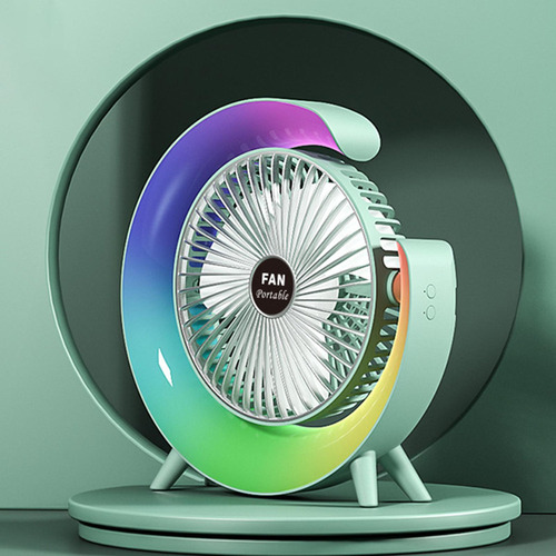 Mini Ventilador Mesa Escritorio Con Inclinación Ajusta