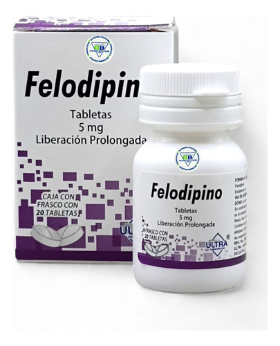 Felodipino 5 Mg C/20 Tabletas Ultra