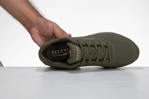 Tenis Skechers Uno Mujer 73690olv