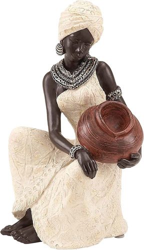 Deco 79 Benzara 44694 - Figura Decorativa Africana  Poliston